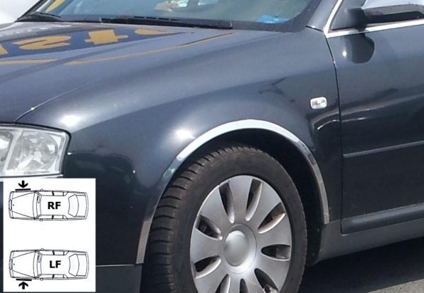 29 audi a6 c5 chrom LF RF