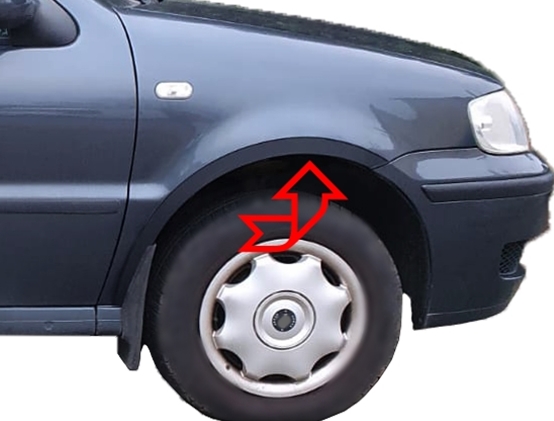 vw polo black mat rf 635