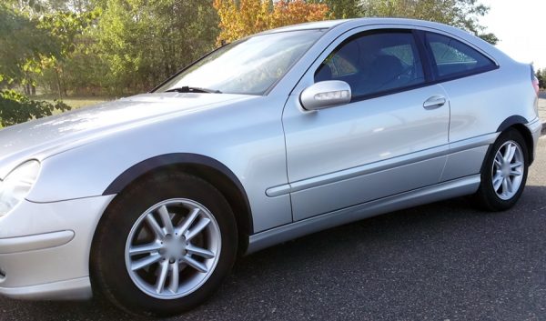 291-4 Mercedes w203 coupe ls black