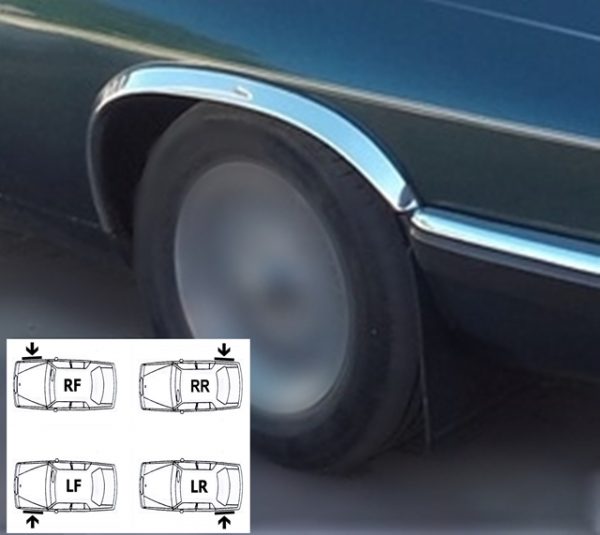 Jaguar XJS 202 chrome x 4 GB